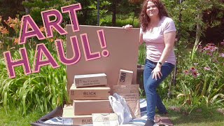 Art Haul! Mega Gigantic Art Haul! Restock up and new art supplies!