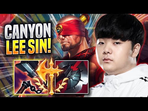 CANYON IS A GOD WITH LEE SIN! - DK Canyon Plays Lee Sin JUNGLE vs Diana! | Season 2023