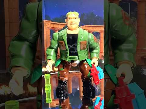 A Tmnt transformer Rocksteady, lol! Teenage Mutant Ninja Turtles Mutatin’ Rocksteady reissue