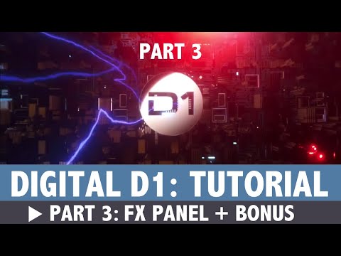 AudioKit Digital D1 Tutorial: Part 3 - FX Panel & Hidden Robot Voice Easter Egg