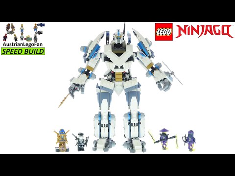 Vidéo LEGO Ninjago 71738 : Le robot de combat Titan de Zane