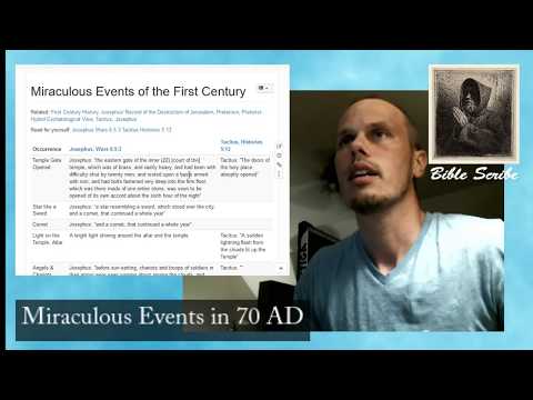 Josephus and Tacitus on the Miraculous Events of 70 A.D.