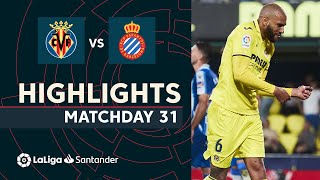 Videoresumen del Villarreal - Espanyol