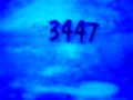 Sesame Street Number Card 3447