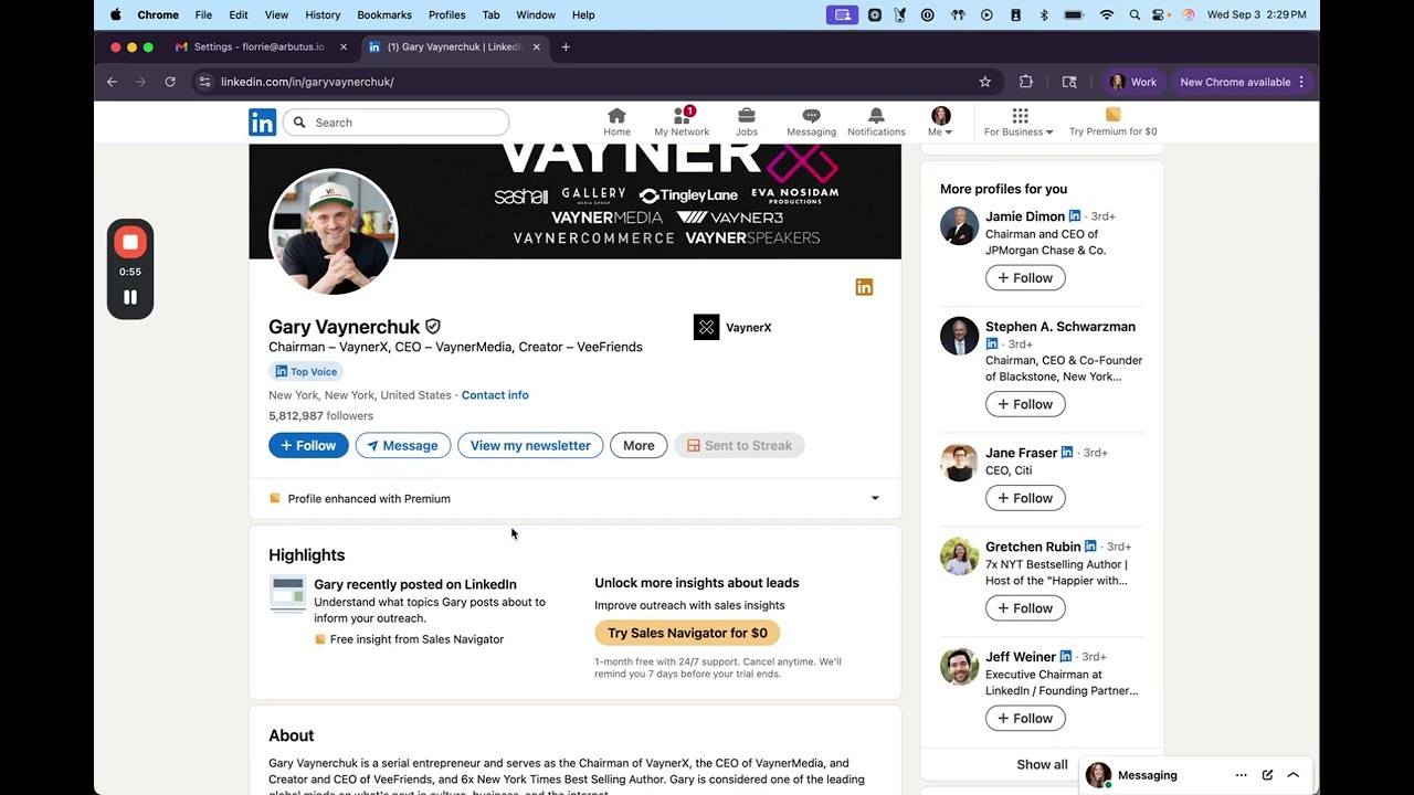 Add LinkedIn contacts directly to Streak CRM | LinkedIn CRM integration
