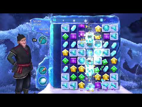 Frozen Free Fall: Snowball Fight Level 151 Walkthrough, No Power Ups