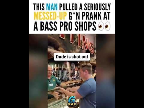 Man pulls a gun prank at Bass Pro Shops 👀 #shorts #shortsfeed #shortsvideo #prank #prankvideo