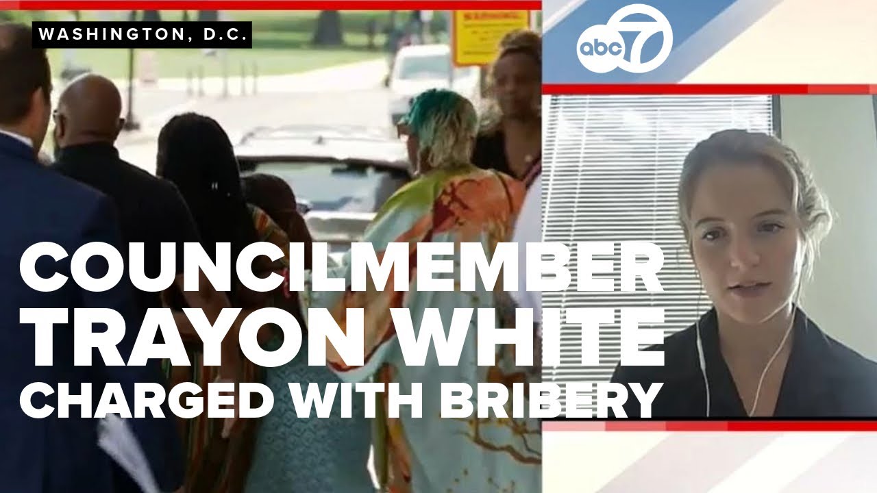 DC Councilman Trayon White charged with taking bribes