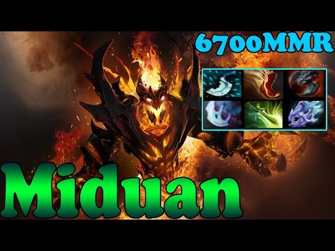 Dota 2 - Miduan 6700 MMR Plays Shadow Fiend Vol 1 -  Ranked Match Gameplay!