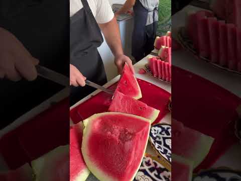 Лучший способ подачи арбуза!