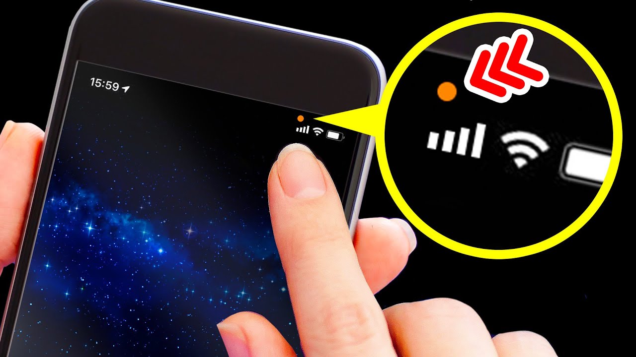 Если увидите эти точки на своем iPhone, значит, кто-то использует вашу камеру