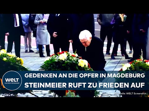 Video Thumbnail: DEUTSCHLAND: Weihnachtsmarktanschlag in Magdeburg - Steinmeier erinnert an Anschlagsopfer