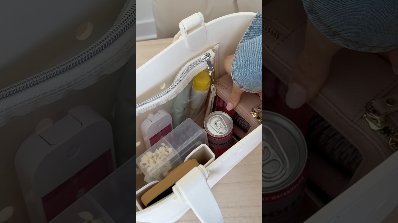 *asmr* pack my bag! 👜🌸💚 #asmr #restock #aesthetic #asmrsounds #satisfying #organized