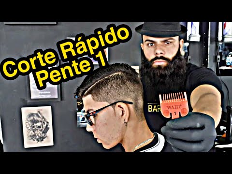 Corte Inciando do pente 1- Barbeiro Barbosa