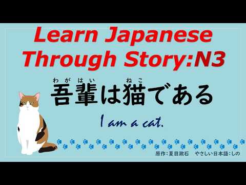 Aprenda japonês através da história (acima de N3): Eu sou um gato