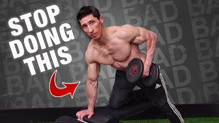 STOP F*cking Up Dumbbell Rows (PROPER FORM!)