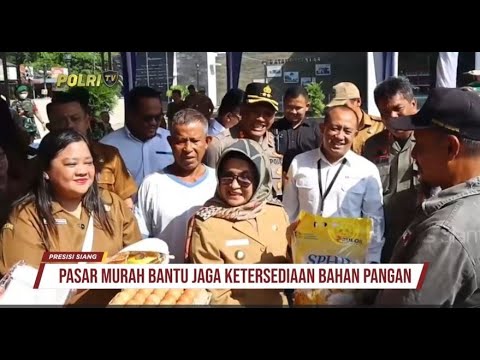 KAPOLRES HADIRI PEMBUKAAN PASAR MURAH PEMKO PEMATANG SIANTAR