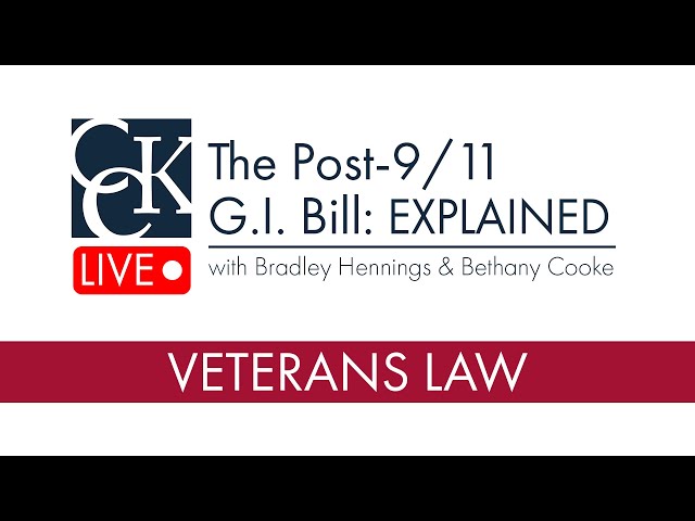 The Post-9/11 GI Bill Explained