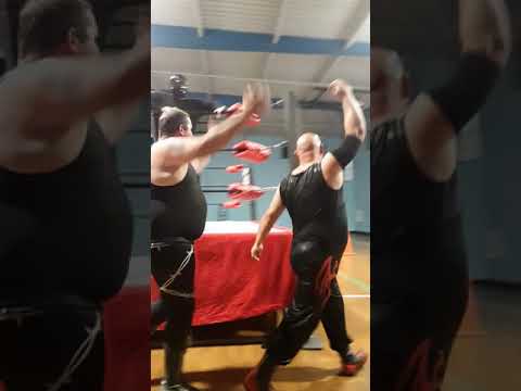 bad boyz of wrestling Dead Reckoning vs Russian Assassins