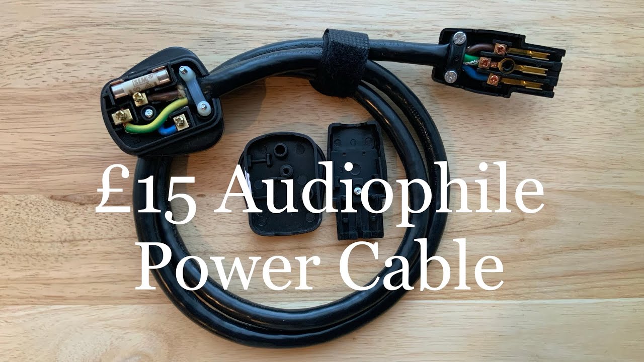 Construct your own Audiophile Power Cable from £15 (no soldering)