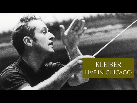 Carlos Kleiber, Live in Chicago, 1978 ( Weber, Schubert, Beethoven )