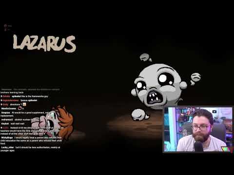 Vaush bringing this guy on stream for a debate is ableism | The Binding of Isaac: Repentance