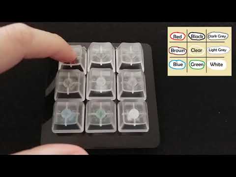 Cherry MX 9 Switch Comparison and Sound Test