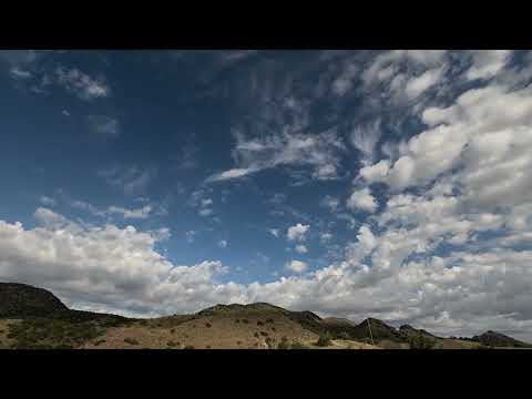 Morning clouds in the west