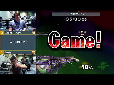 FortCON 2018 - Losers R3 - (Fox) Roast | Toast vs Peanut (Fox)