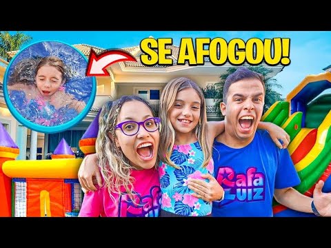 TRANSFORMAMOS A MANSÃO EM UM PARQUE AQUÁTICO PARA A NOSSA FILHA E NOS ARREPENDEMOS MUITO!