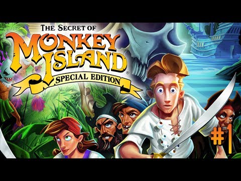 Let's Play The Secret of Monkey Island: Special Edition Part 1 - I Wanna Be a Pirate