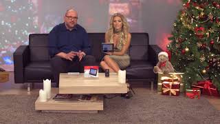 infactory WLAN-Funk-Wetterstation mit Außensensor, Farbdisplay, Wecker, App