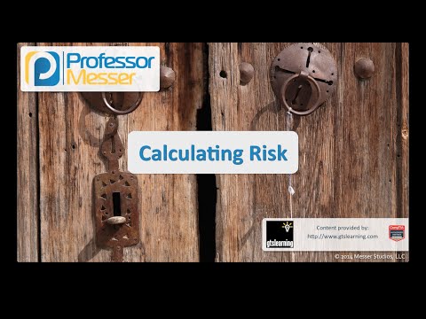 Calculating Risk - CompTIA Security+ SY0-401: 2.1