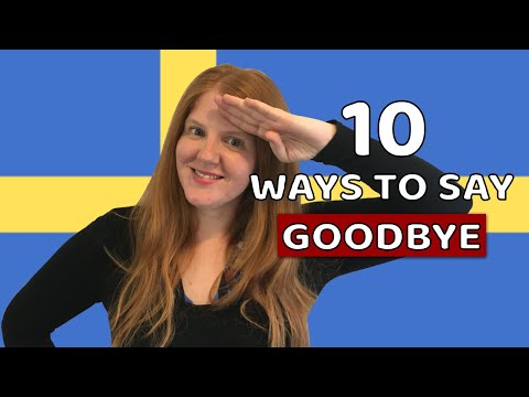 10 Ways to say GOODBYE 🇸🇪 - Learn Swedish in a Fun Way!