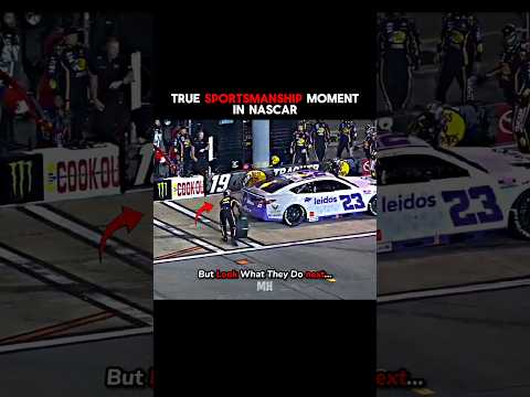 This is True Sportsmanship 🫡#automobile #motorsport #nascar