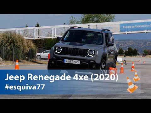 Jeep Renegade 4xe (2020) – Maniobra de esquiva (Moose test) y eslalon | km77.com