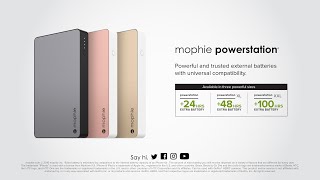 Video thumbnail for mophie powerstation by mophie