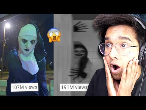 These Horror Videos have 100 Million + Views | try not to get Scared😱
