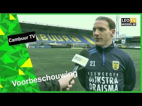 Voorbeschouwing SC Cambuur - Sparta: Robbert Schilder