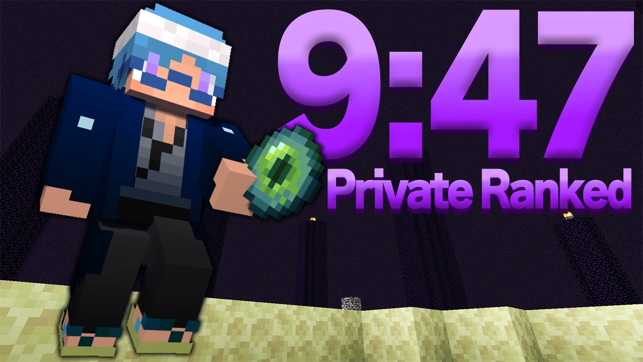 Private Rankedで9分台出しました-9:47-【マインクラフト】