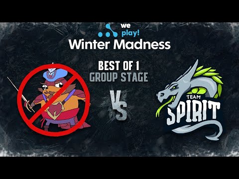 NoPangolier vs Team Spirit Bo1 - WePlay! Winter Madness - Group Stage