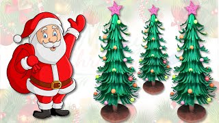 How to make Christmas Tree at Home from Paper | Easy Paper Craft |  Christmas Decoration Ideas
