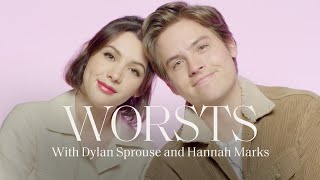 Dylan Sprouse and Hannah Marks Reveal their Worst Kiss, Date, and Hollywood Audition | Worsts | ELLE video