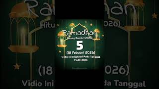 Download lagu 5 Hari Lagi Menuju Ramadhan 2026/1447H🙌✨ #ramadhan #ramadhan2026 #fyp #hitungmundurramadhan #puasa mp3