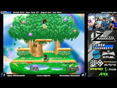 Zenith 2014 - Apex Nintendude vs Koroshiyo Stranded - Smash 64