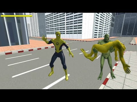Flying Spider Hero City Rescue | Flying Spider Hero Vs Monster Villains - Android GamePlay