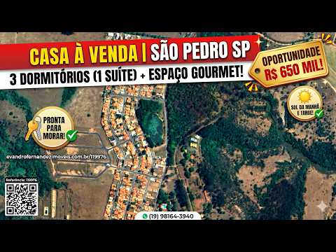 Casa no bairro Novo Horizonte em São Pedro no interior de SP