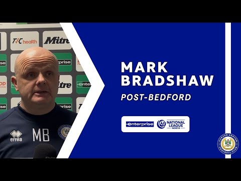 Reaction | Mark Bradshaw vs Bedford Town | Enterprise National League North