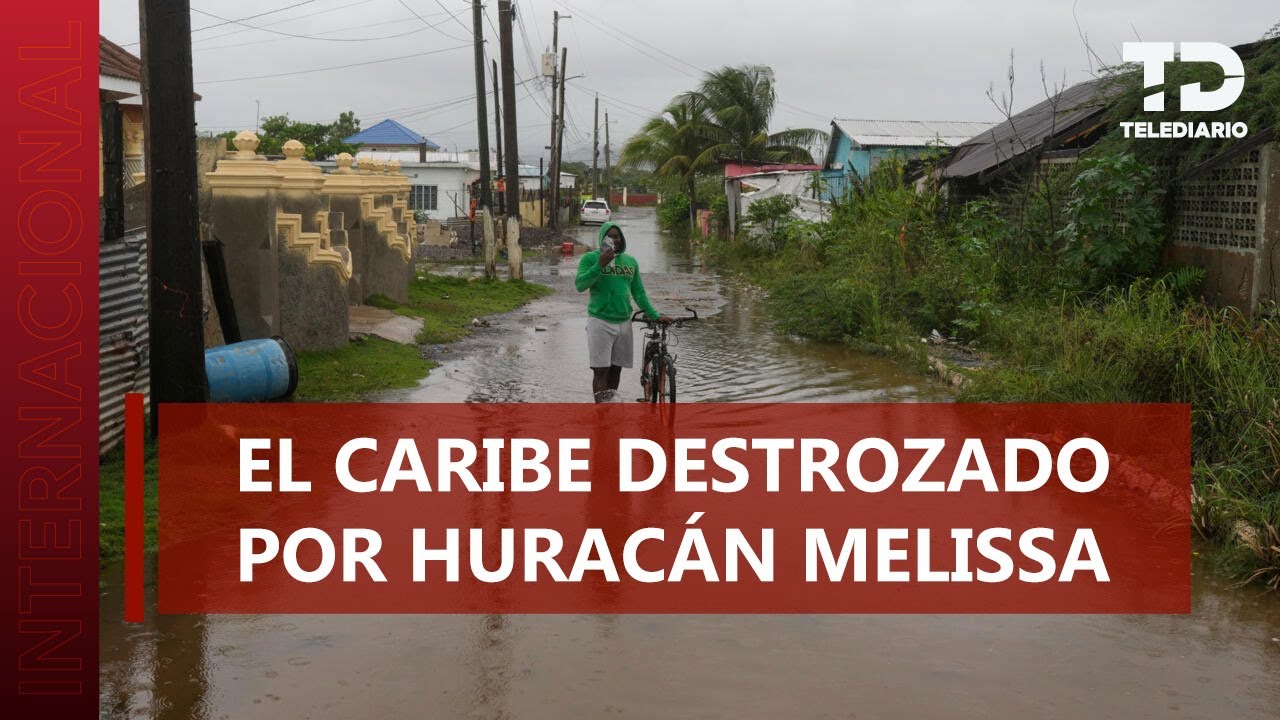 "Zona de desastre": así quedó Jamaica tras el paso del huracán Melissa