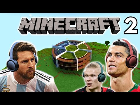 Messi & Ronaldo play MINECRAFT - House Building Special